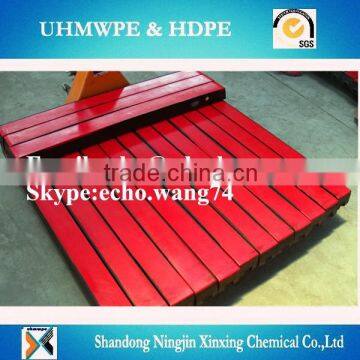 conveyor impact bar/aluminium alloy UHMWPE plastic Conveyor impact bed bar/conveyor impact bed slide bar