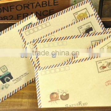 Hot selling hotel key card envelopes in paper with customized printing