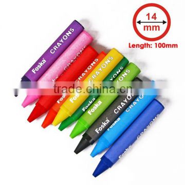 10PCS 100MMX14MM Good Quality Wax Crayon.