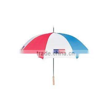 Wood straight handle umbrella