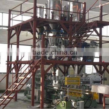 180mm screw barrel PP LDPE HDPE granulator machine for plastic pelletizer line