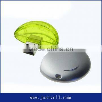 round shape usb 2.0 driver OEM acceptable cheap platstic usb customize flashdrive