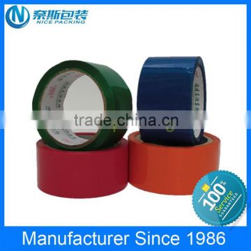 China Manufacturer box sealing BOPP colorful adhesive packing tape, color high quality packing tape