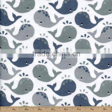 Printed Flannel Fabric, Flannel Fabric for Baby, 20s*10s 40*42 100% Cotton Flannel, One Side Flannel for Baby Sleeping Bag photo-2