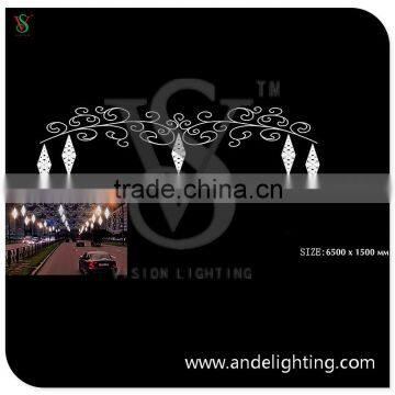 LED Rope Light Christmas 2D LED Street Pole Motif Light