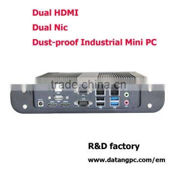 2 ethernet mini pc with qm87 chipset and 6 com