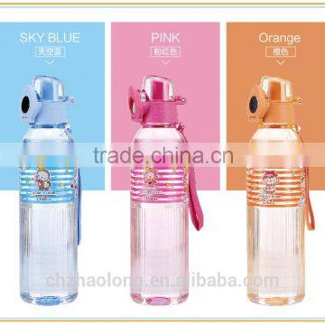 2016 500ml plastic water bottles water bottles with push lid