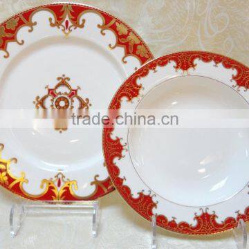 Bone china dinnerware set of Arabian style