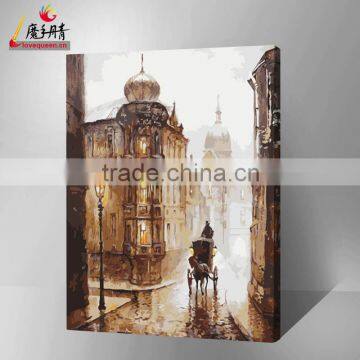 Beautiful City in Chinese Yiwu Factory DIY Painting by Numbers