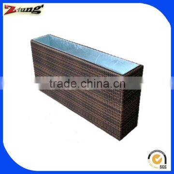 ZT-5006F PE rattan/wicker patio flower planter