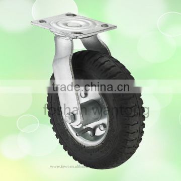 200mm Heavy Duty Swivel Industrial Rubber Inflatable Caster