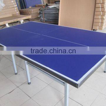 Single folding international sporting indoor table tennis table