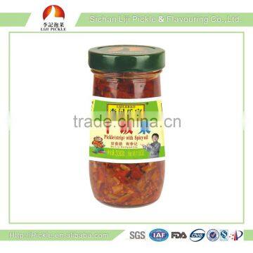 Chinese traditional spicy taste pickle, wholesale Chinese pickle