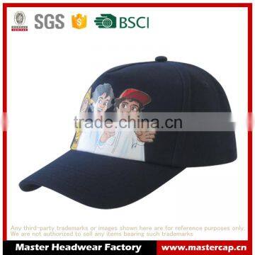 Cheap 5 Panle Printed promotional cap for Wholesale