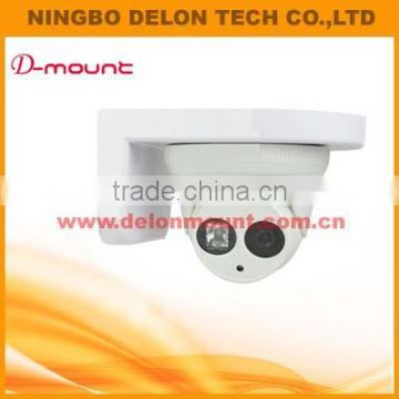 Head adjustable wall ceiling pole mount camera bracket