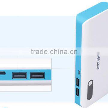 2015 New Design Coming Actual Capacity 15000mAh Power Bank With LED Display 1A AND 2A USB Output From Shenzhen