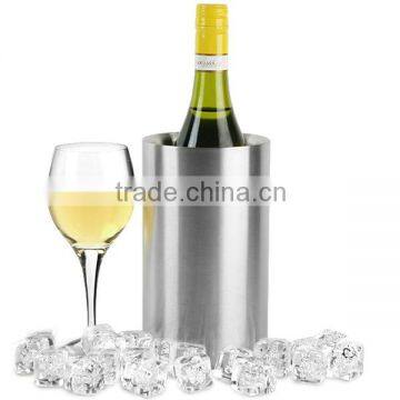 Stainless steel double walled wine cooler