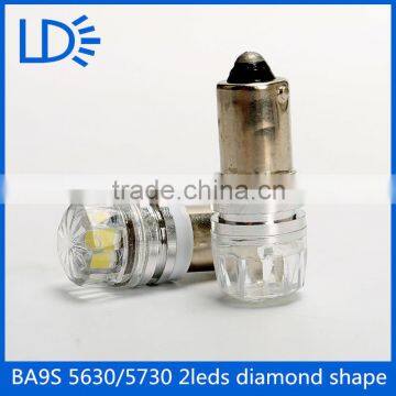 BA9S 5630.5730 Smd 2 Leds Diamond Shape Clear Glass Led Bulb Car Led Dome Light photo-4