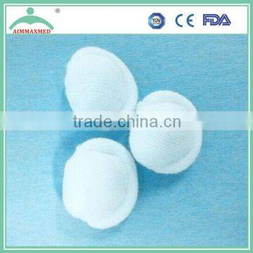 Medical bleached high absorbent cotton gauze ball