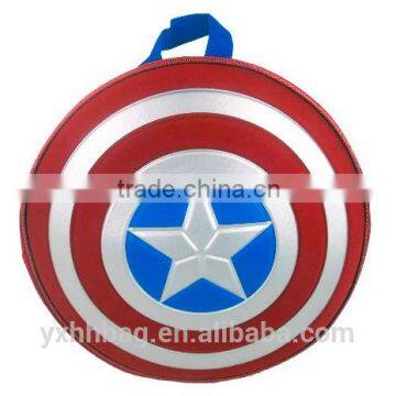 New products 2017 oem Marvel Captain America Boys' Star Backpack Children Fancy School bag (YX-Z032)