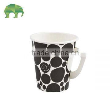 6oz coffee paper cup with handle