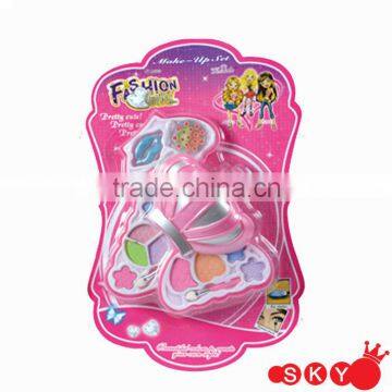 2014 Hot kids eyeshadow cosmetics plastic toy makeup set