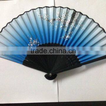 Bamboo Silk Fan Craft Fan Lady Elegant Hand Fan