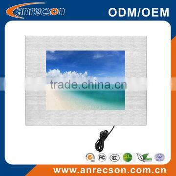 17 inch industrial touch monitor with VGA, DVI interface for industrial devices