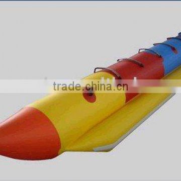 inflatable banana boat/ inflatable water banana boat