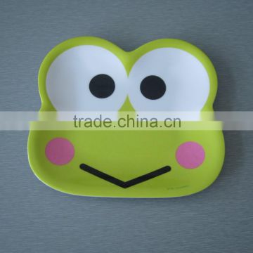 SP4039 zoo design melamine plate- frog