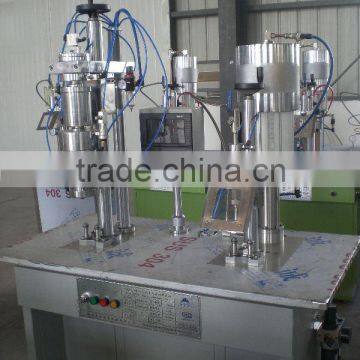 bag-on-valve filling machine for water based products