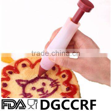 silicone cake decorating pen for cake topper homemade pastry and chocolate