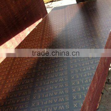 black/brown film faced plywood 12,15,18mm poplar core from Shandong LULI GROUP