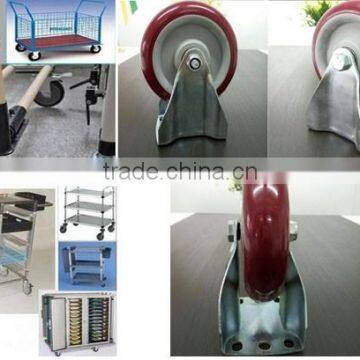 JY-501|Heavy Duty Swivel Trolley pu Lock Wheels Caster