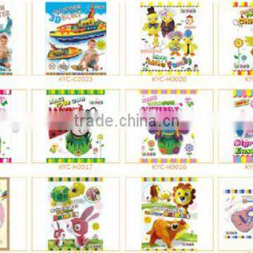 DIY 3D Paper Foam Wooden Puzzle