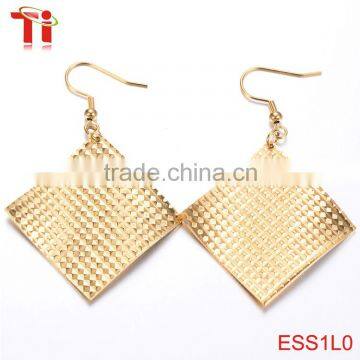 golden earring designs for women stainless steel dubai gold jewelry earring new 2016 latest gold earring