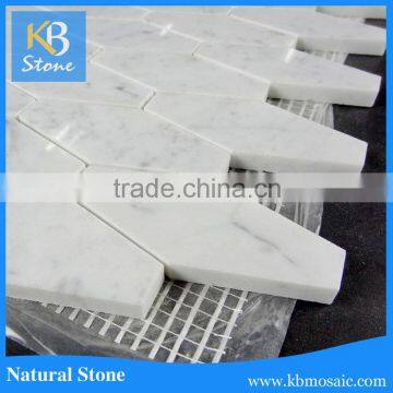 hot selling marble stone art carrara white mosaic