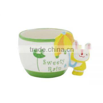 2014 Frog and bear ceramic ramekin cup