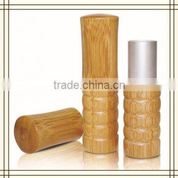 round Bamboo Material 10ml/15ml wood cosmetic bottle,