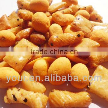 HAHAL BRC ISO Certificate rice crackers and coated peanuts Mix5a NON-GMO,Rich in dietary fibres, good for Stomach YOUI GROUP