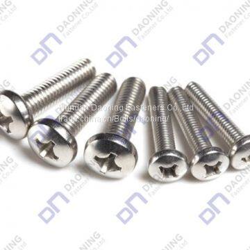 Philips pan head machine screws