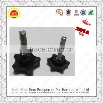 Hot sale wholesale black plastic screw for adjustable height