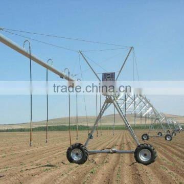 Hot galvanized steel pipes center pivot spraying irrigation system