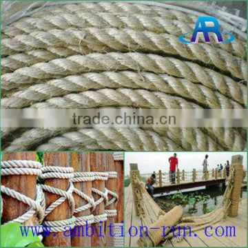 3 strand high quality diameter 10mm sisal rope