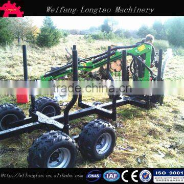 Best Quality Log Grabber,timber Trailer With Crane, Atv Timber Trailer for Sale photo-3