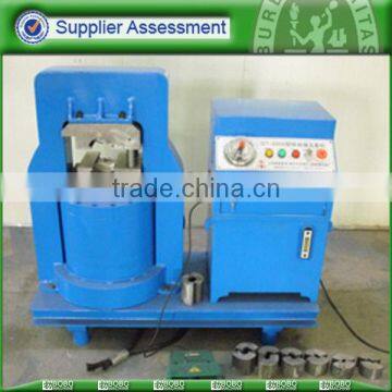 Hydraulic wire rope swage machine with ferrule