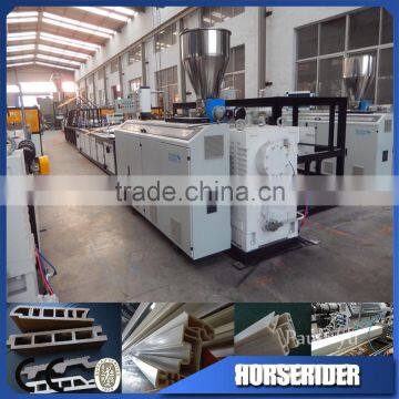 pvc profile extrusion line/extrusion line for pvc cable trunks production