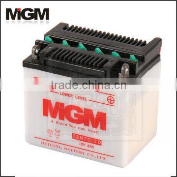 motorcycle battery12N7C-B,motorcycle battery dry exhaust