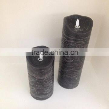 Flameless Moving Wick Led Wax Candles With Timer Outdoor Decorative Dancing Flame Led Real Wax Candles With Remote Control photo-3