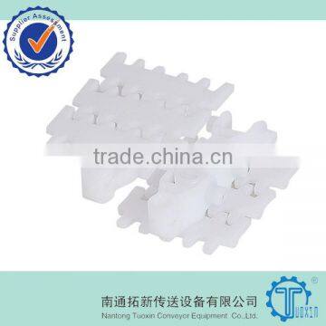 7000K Fingered Flexible Plain Chains Plastic Conveyor Chain